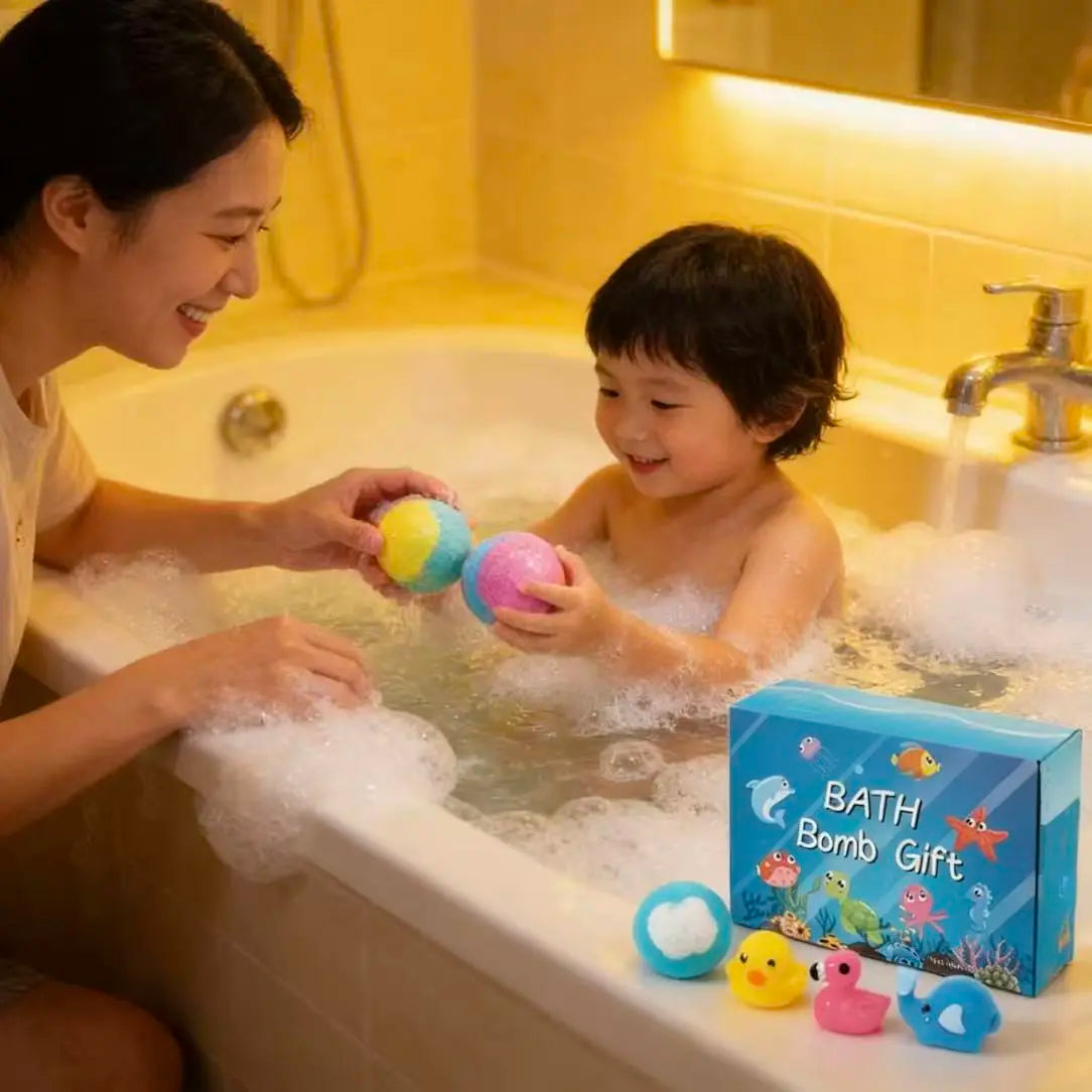 12 Pack Bath Bombs for Kids with Surprise Toys Inside